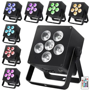 Battery-powered LIGHT4ME ACCU PAR RGBWA-UV floodlight