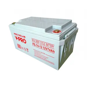BATTERY VOLT POLSKA DEEP CYCLE VPRO SOLAR 12V 74Ah VRLA MAINTENANCE-FREE