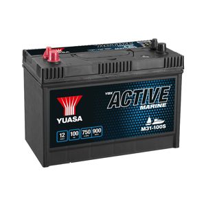 Akumulator YUASA Active Marine Start 12V 100Ah/750A (L+ standard terminal + threaded 330x173x240 B00 (power))