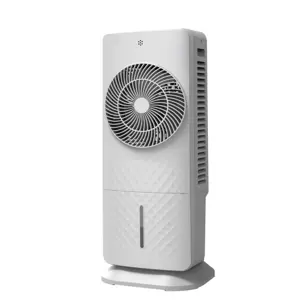 Be Cool is a visually polished oscillating air cooler with a 5l capacity and a remote control, 50W.