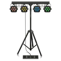 Behringer STAGE TRI LED BUNDLE ST1 Zestaw 4xLEDPAR z kontrolerem + statyw