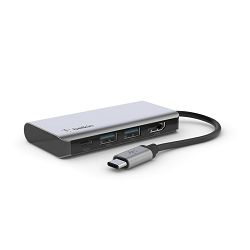 USB kabel BELKIN (USB 3.2 Gen 1, USB-C) srebrna