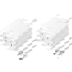 Belkin BOOST CHARGE PRO 200W 4-Port USB-C GaN Charger - White