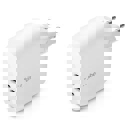 Belkin Dual USB-C PD Wall Charger 40W (2x20W) - White