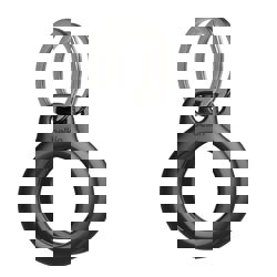 Belkin Secure Holder w Keyring - Airtag - 2 Pack - Black