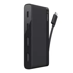 Belkin USB-C 4-Port Mini Hub - hub - 4