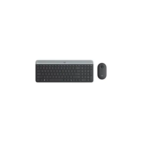 Bežični desktop komplet MK470 Slim Wireless crna