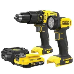 Bežični odvijač STANLEY V20 SFMCD711 (50Nm, 1x2.0Ah, s kovčegom, uključuje svjetiljku SFMCK210D1)