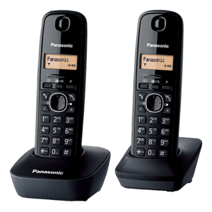 Bežični telefon PANASONIC KX-TG1612FXH (crna boja)