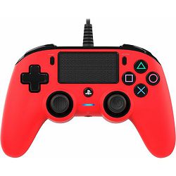 Kontroler za PLAYSTATION 4 NACON žični crveni (PC kompatibilan, 3m kabel)