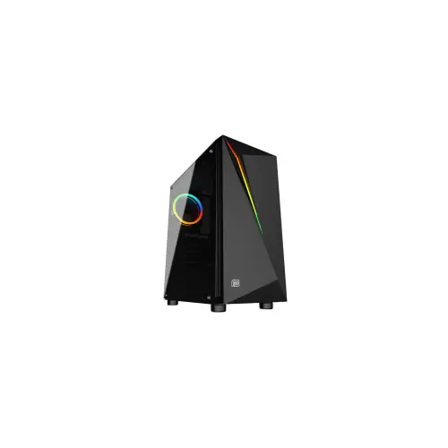Bit Force RIPPER RGB-2 Midi Tower RGB Gaming PC ATX kućište bez napajanja, crno