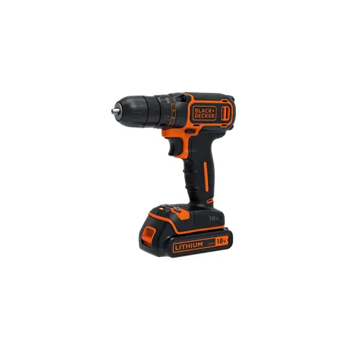 Black & Decker BDCDC18KB-QW, Pistol grip drill, 1 cm, 2.5 cm, 1 cm, 650 RPM, 30 N·m