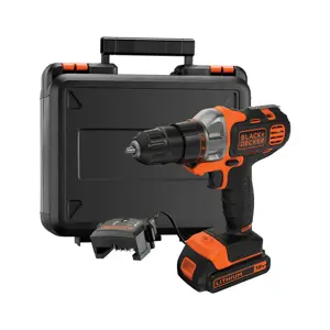 Black & Decker MT218K-QW oscillating multi-tool Black, Orange 8500 OPM