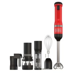 Blender BLACK+DECKER BCKM1016KSR (7,2V, 6-u-1, crvena)