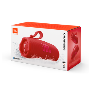 Bluetooth zvučnik JBL CHARGE 6 crveni (Bluetooth, 28 sati reprodukcije)