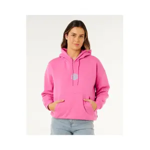 Bluza damska RIP CURL Icons Of Surf Heritage Hood rĂłĹĽowa - S
