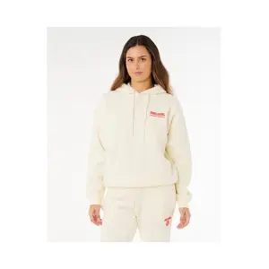 Bluza damska RIP CURL Surf Puff Heritage Hood beĹĽowa - M