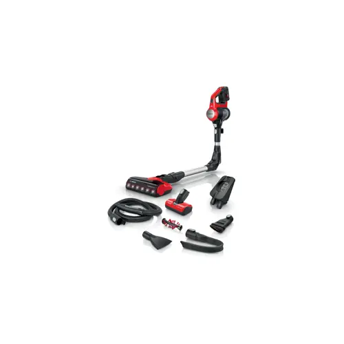Električna metla BOSCH BCS711PET (crna, crvena, baterija, suho čišćenje, bez vrećice, 0.3 L, 3 Ah)