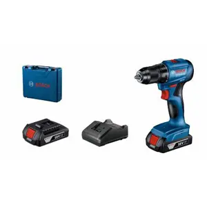 BOSCH. GSR 185-LI 2x2.0Ah 50/21Nm CASE