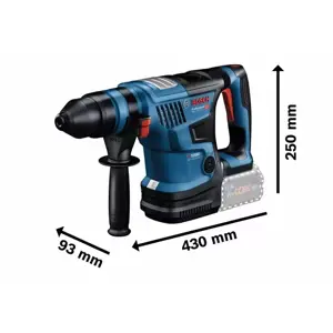 BOSCH. SDS+ HAMMER GBH 18V-34 CF SOLO 5,8J + HANDLE 13mm CASE