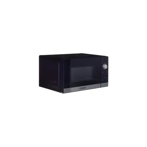 Mikrovalna pećnica BOSCH Serie 2 FFL023MS2 (samostojeća, 20 L, 800 W, crna, nehrđajući čelik)