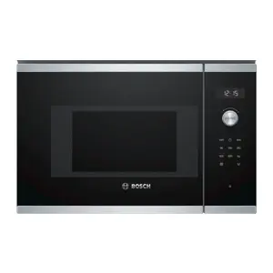 Bosch Serie 6 BFL524MS0 microwave Black, Stainless steel Solo microwave Built-in 20 L 800 W