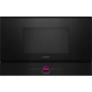 Bosch Serie 8 BFR7221B1 microwave Black Solo microwave Built-in 21 L 900 W