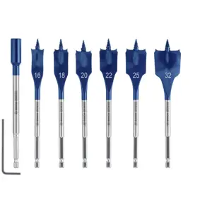 BOSCH SPADE DRILL BIT SET 7pcs. SELFCUT EXPERT
