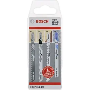 BOSCH T Saw Blades Set Wood/Metal 14+1 pieces