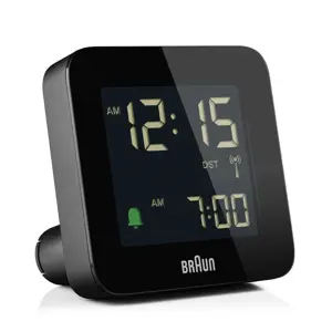Braun BC09-DCF Digital alarm clock Black