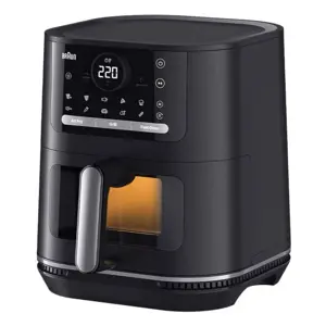 Braun HF 5075 Single Stand-alone 2000 W Hot air fryer Black, Grey