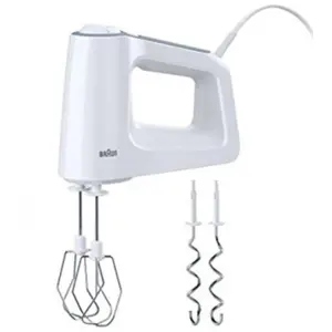 Braun HM 5000 WH Hand mixer 700 W Grey, White