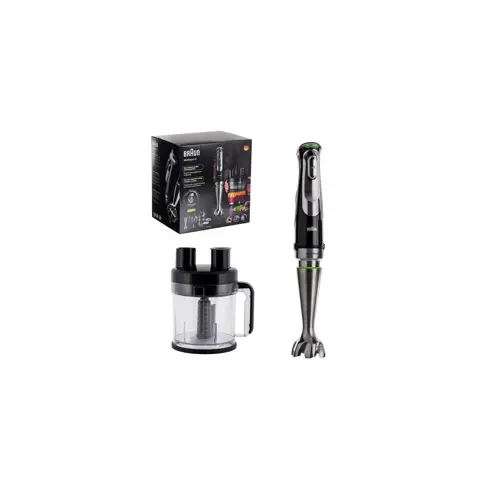 Braun MultiQuick 9 MQ 9195XLI 2 L Immersion blender 1200 W Black, Stainless steel