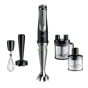 Braun MultiQuick 9 MQ 9195XLI 2 L Immersion blender 1200 W Black, Stainless steel