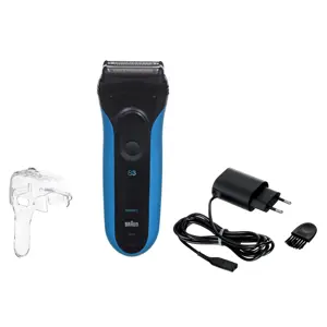 Braun Series 3 3040s Foil shaver Trimmer Black, Blue
