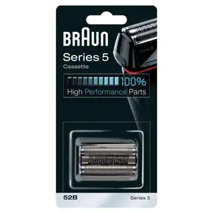 Braun Series 5 52B Electric Shaver Head Replacement Cassette – Black