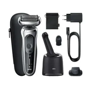 Braun Series 7 71-S7200cc Foil shaver Trimmer Black, Silver