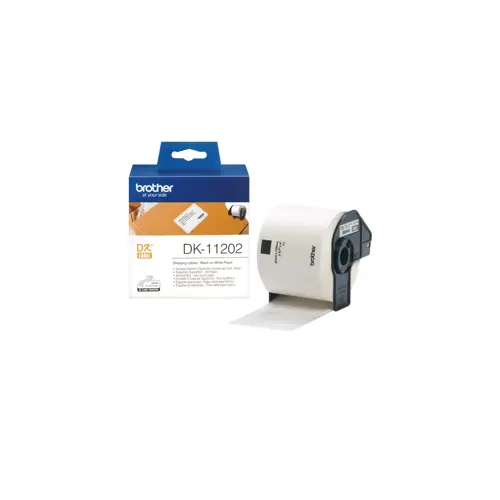 Etikete za slanje BROTHER DK-11202 (crne na bijeloj podlozi, 62mm x 100mm)