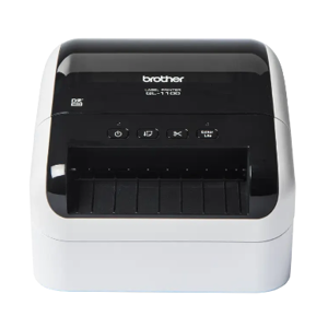 Brother QL-1110NWB, DK, Direct thermal, 300 x 300 DPI, 110 mm/sec, Wired & Wireless, Black, White