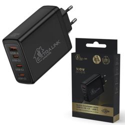 Brzi punjač Extralink Smart Life Fast Charger 100W GaN (3x USB-C, USB-A)