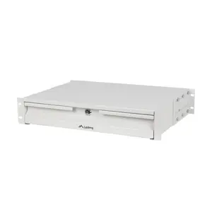 CABINET DRAWER 19" 2U 360MM GREY LANBERG (2U/483X360MM LOAD CAPACITY UP TO 90KG, 4-POINT MOUNTING)