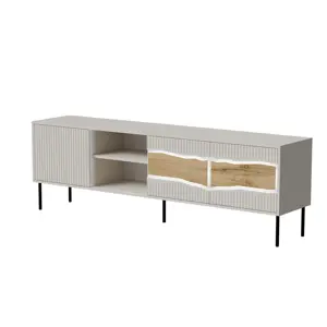 Cama INSERTO 3D1W TV cabinet 190x40x61.5 cashmere + LED