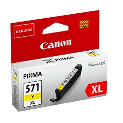 Tinta CANON CLI-571Y XL, žuta