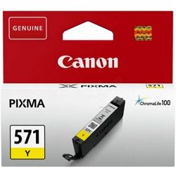Tinta CANON CLI-571Y, žuta