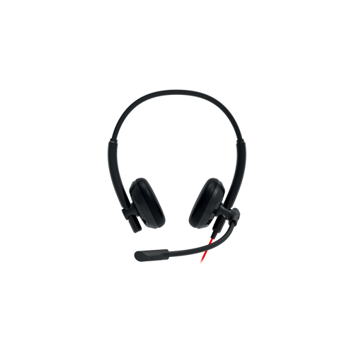 CANYON PC headset HS-07 PC Mic 3.5/USB Flat 2.8m Black