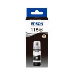 Car. Epson 115 EcoTank Pigment Black ink bottle (C13T07C14A) 70 ml