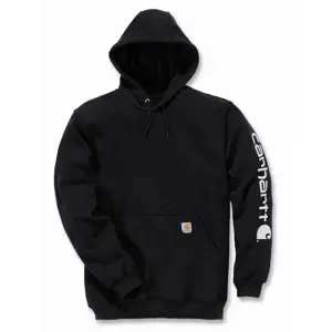 Carhartt Mid Sig Sleeve Logo Sweatshirt Black