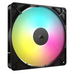 Ventilator za kućište CORSAIR RS140 ARGB PWM (ARGB osvjetljenje, PWM kontrola, 14cm, crna)
