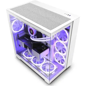 CASE MIDITOWER ATX W/O PSU/WHITE H9 FLOW NZXT