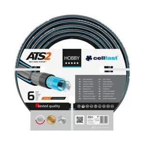 CELLFAST HOBBY ATS2 garden hose 25 m Above ground Black